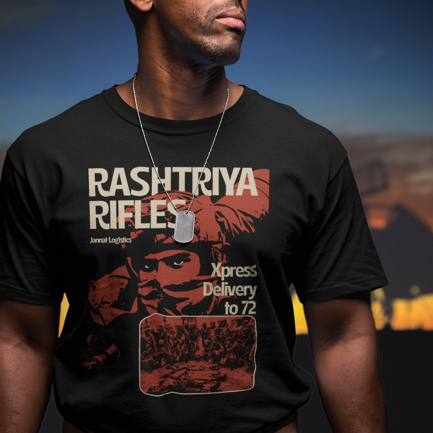 Rashtriya Rifles Tribute T-shirt