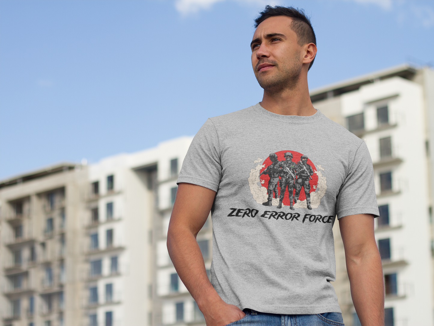 NSG Commandos Gray T-shirt