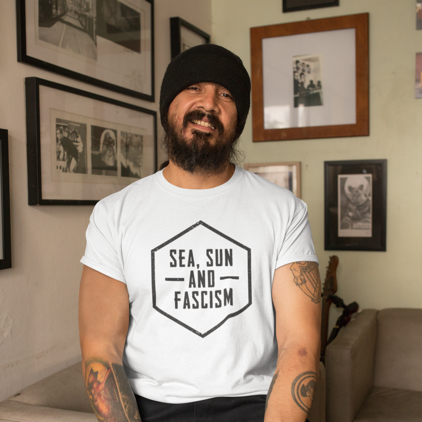 Sea, Sun & Fascism T-shirt