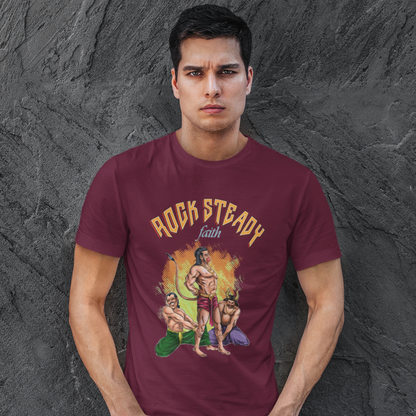 Warrior Angad - Rocksteady Faith:  Maroon T-shirt