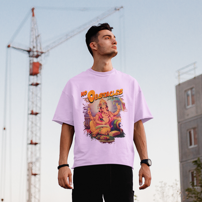 Sri Ganesh - "No Obstacles" Oversized T-Shirt.