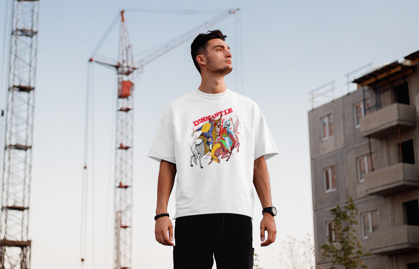 King Maharana Pratap Oversized T-shirt : Dismantle Series