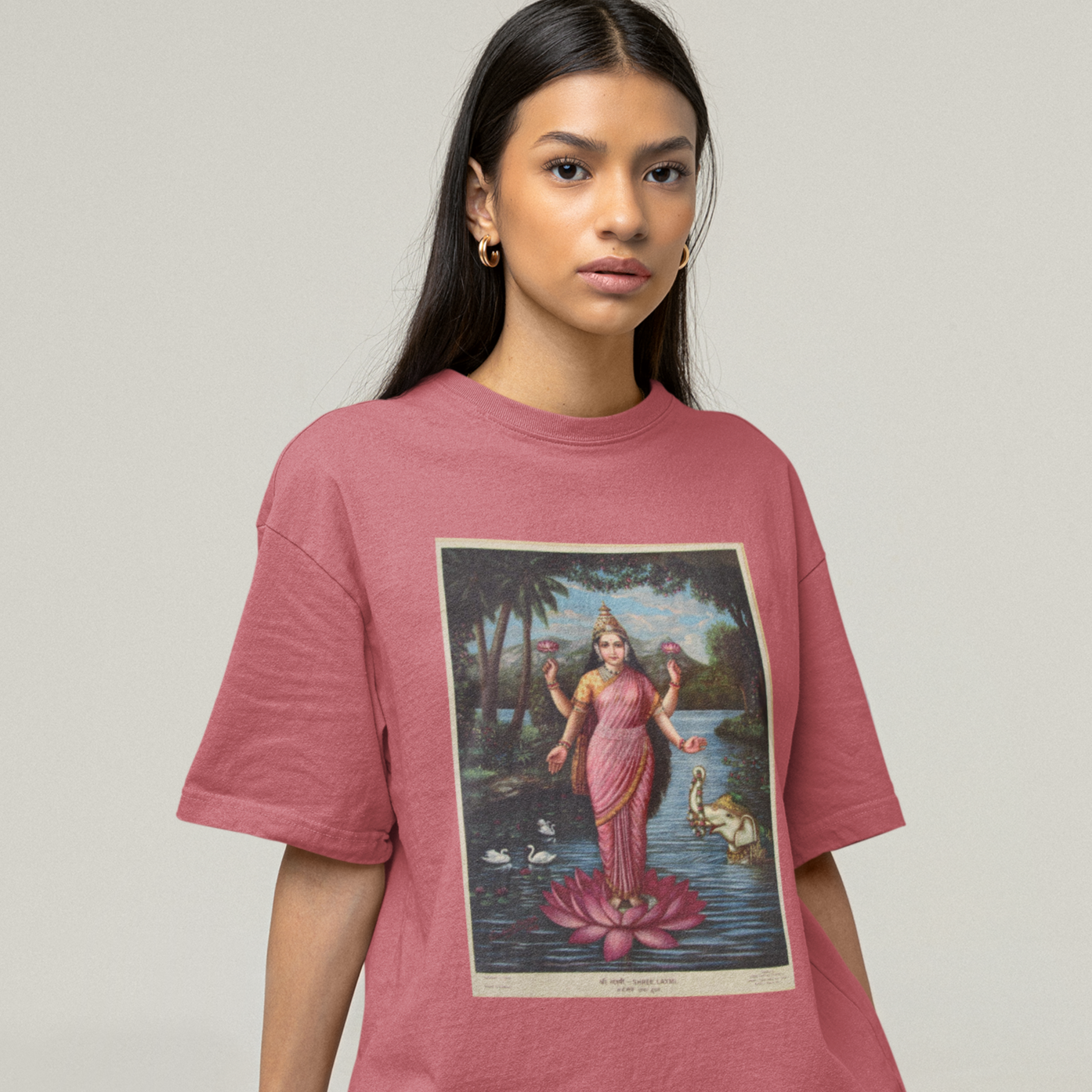 Goddess Laxmi - Vintage oversized T-Shirt