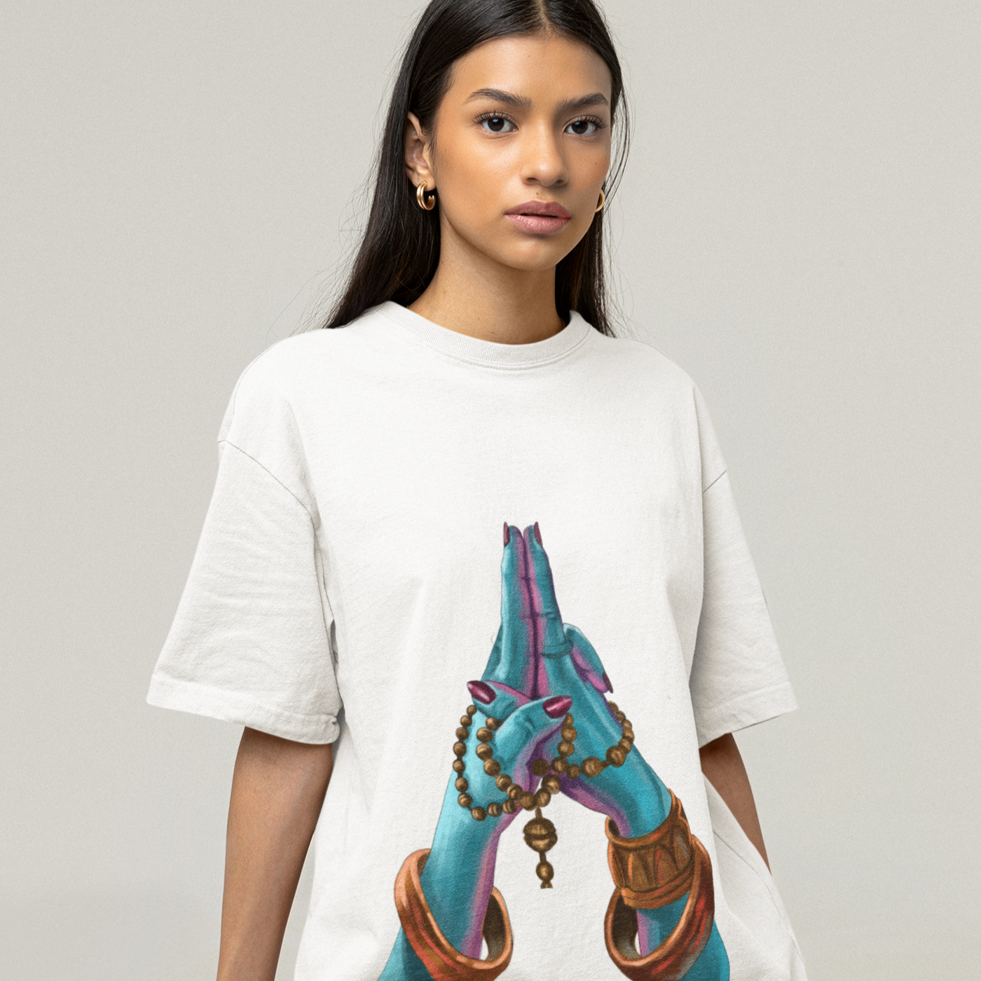 Kali Mudra Oversized T-shirt