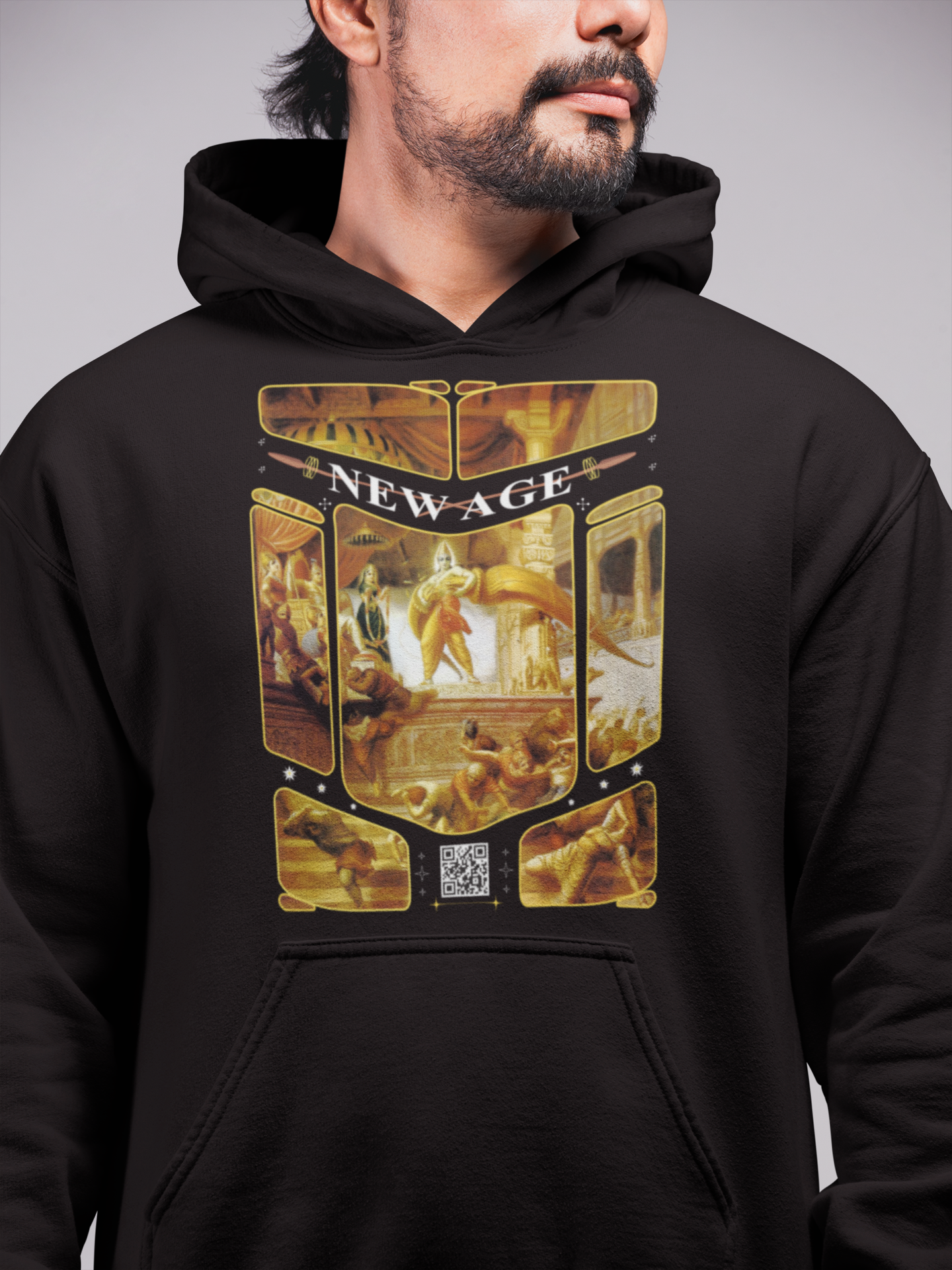 New Age: Lord Rama Black Hoodie