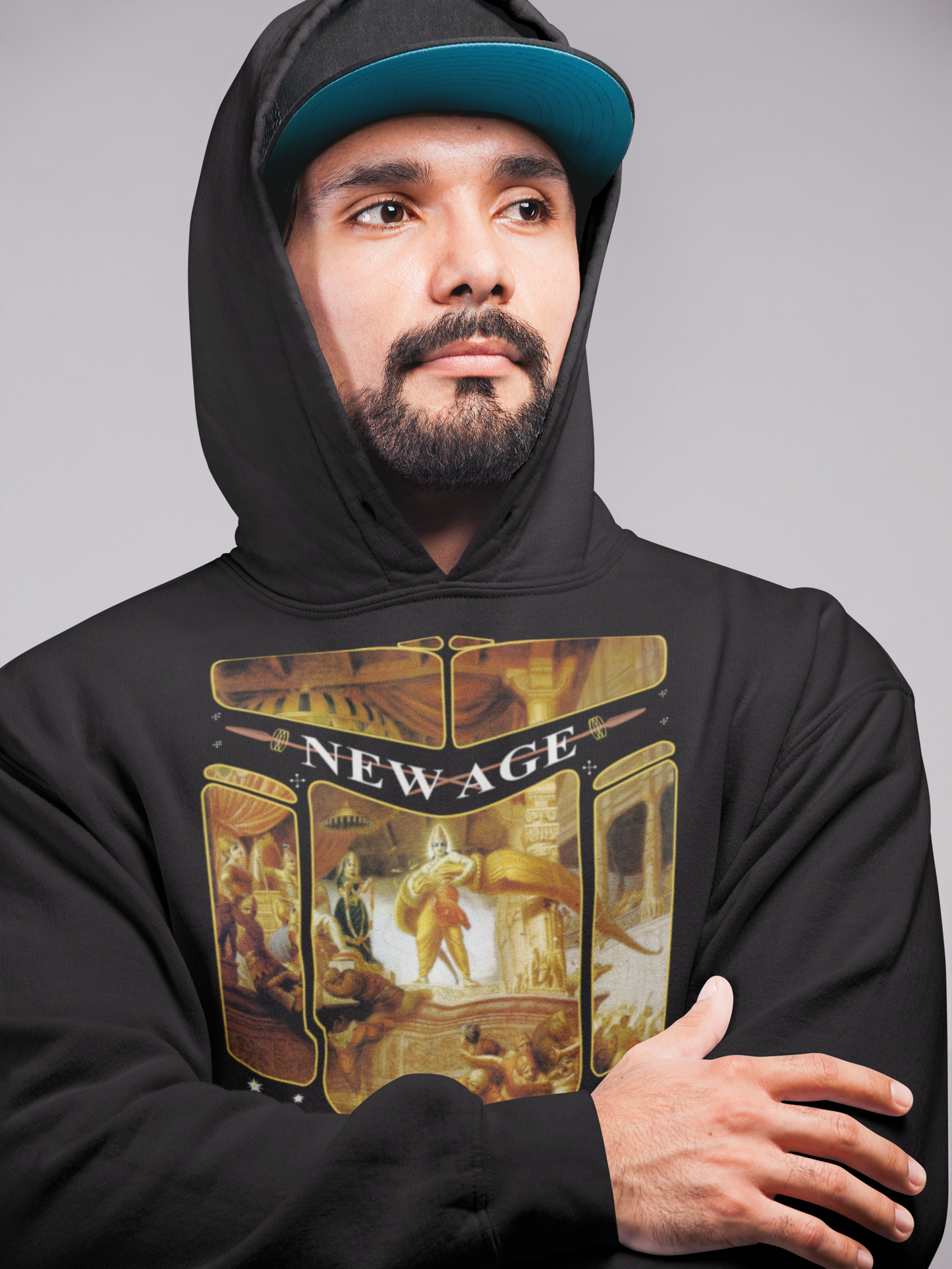 New Age: Lord Rama Black Hoodie