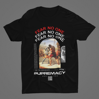 Fear No One: Lord Krishna Black Printed T-shirt